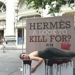 PETA-Aktivisten haben jetzt auch eine Hermès-Aktie