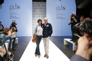 Ein bisschen Prominenz auf der GDS: Collien Ulmen-Fernandes und Thomas Rath waren dabei