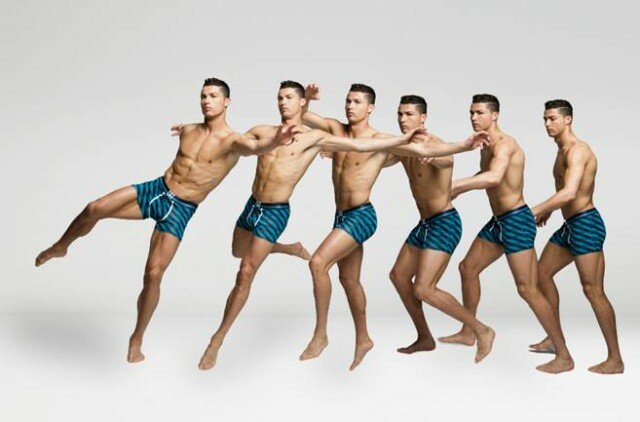 Christiano Ronaldo bewirbt seine Unterhosen unretuschiert Christiano Ronaldo bewirbt seine Unterhosen unretuschiert