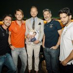 Deutschlandchef Bastian Ammelounx (Mitte) freut sich auf die neue Partnerschafte mit GQ und Eckerle