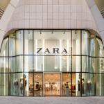 Klotzen statt kleckern: Die Fassaden einiger Zara-Stores wie hier in Brüssel sind selbst ein Highlight
