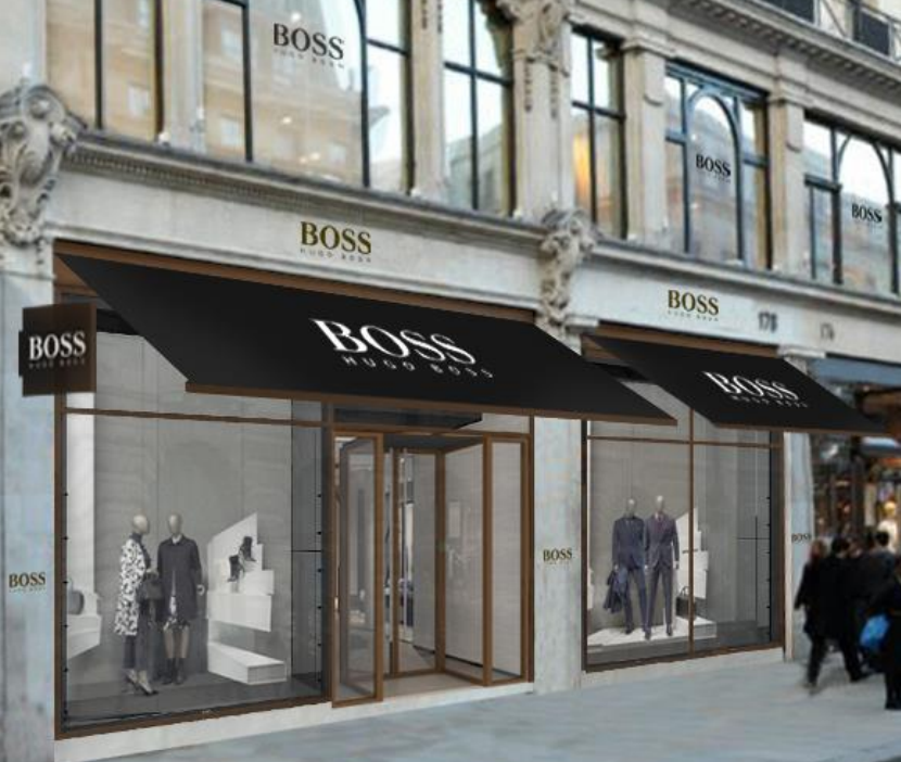 Der Store in der Londoner Regent Street ist ein neues Flagship von Hugo Boss