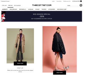 Der 2008 gestartete und viel gelobte Onlineshop The Corner wird in das Angebot von Yoox und Net-a-Porter migriert