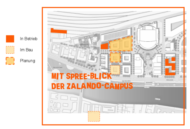 Der zukünftige Zalando Campus