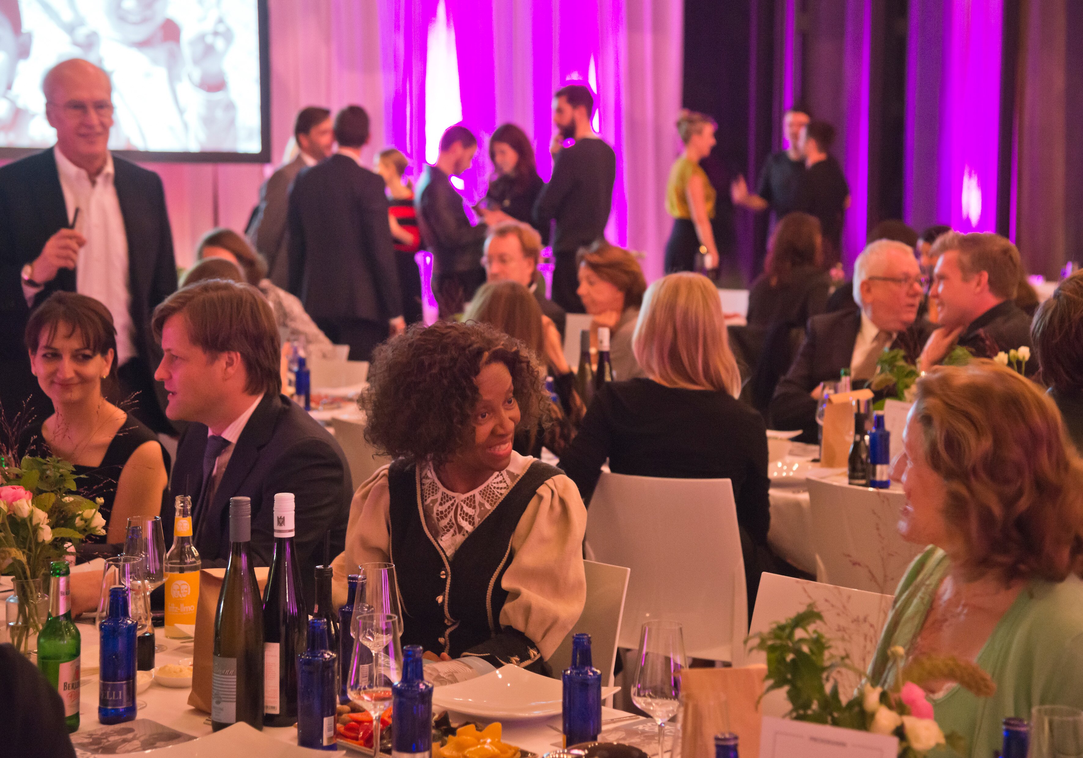Dinner beim Refugees Fundraising Event