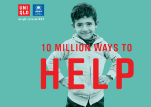 10 Millionen Möglichkeiten zu helfen: Uniqlo unterstützt Flüchtlinge mit Kleidung