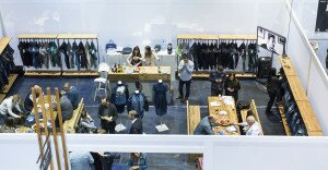 Der neue abgeschirmte Standbau in der Bluezone ermöglichte intensives Arbeiten an den Kollektionen