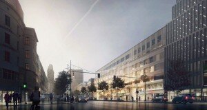 Statt dessen entsteht diese neue Skyline: Ein Entwurf des Schweizer Architekturbüros HHF