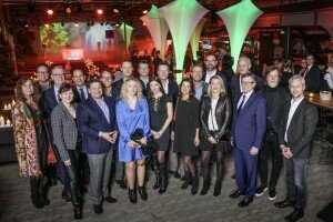 Sponsoren und Gastgeber des "Fashion Net & Friends Come Together"
