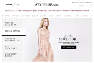 Stylebop Werbung könnte man bald öfter sehen