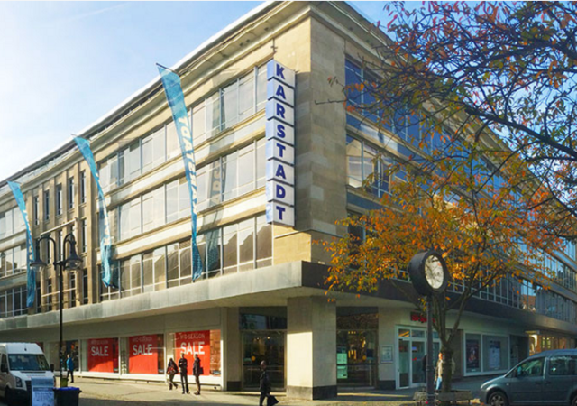 Das ehemalige Karstadt-Haus in Bottrop wird komplett neu entwickelt. Moses-Sauer wird Ankermieter Das ehemalige Karstadt-Haus in Bottrop wird komplett neu entwickelt. Moses-Sauer wird Ankermieter