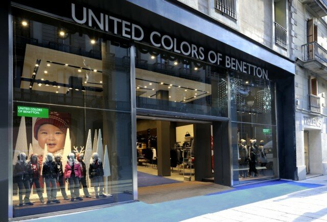 Die Benetton Läden laufen wieder besser
