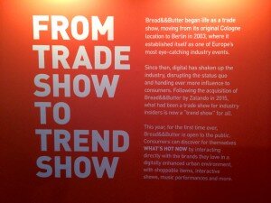 From Trade Show to Trend Show