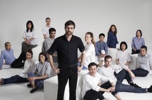 Lemaire und das Uniqlo Team in Paris